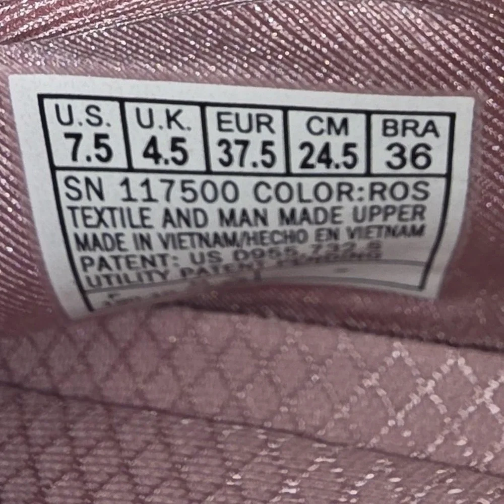 Skechers BOBS Slip-ins Shoes Women 7.5 Pink Memory Foam Walk SN 117500 Comfort